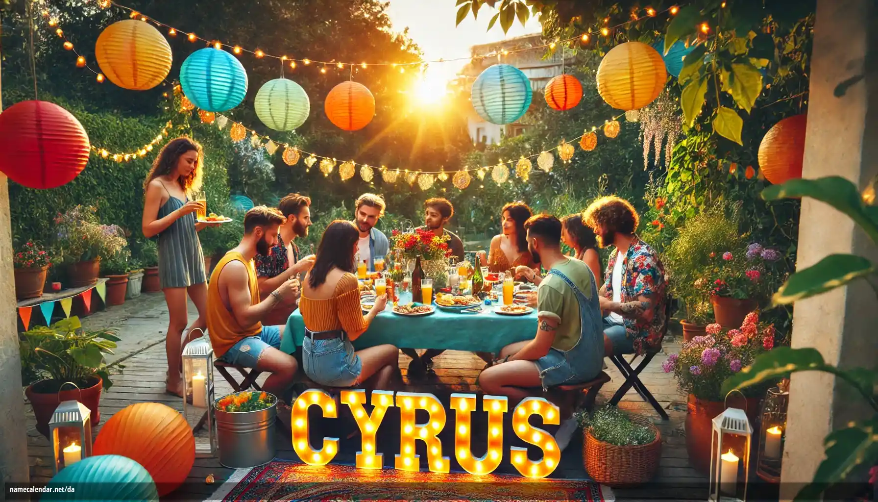 Fejring af navnedag og navn - Cyrus