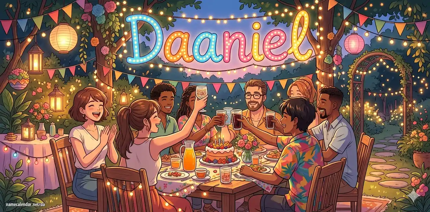 Fejring af navnedag og navn - Daaniel