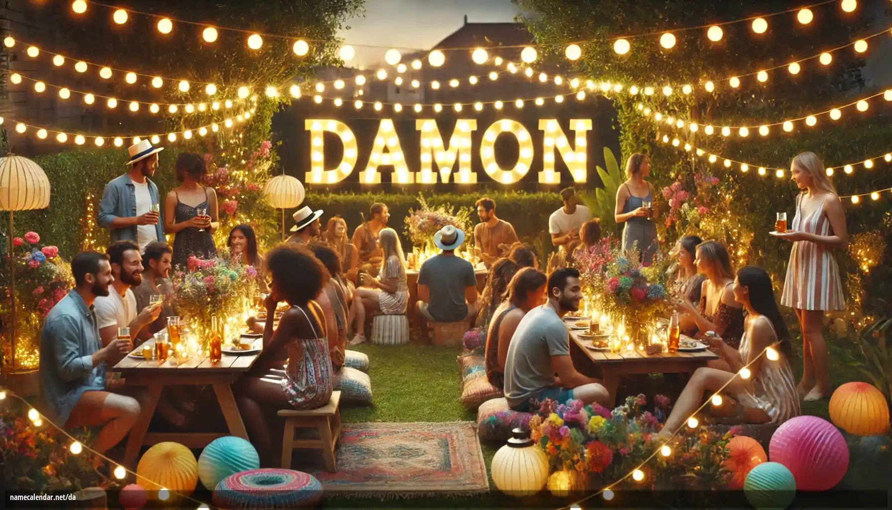 Fejring af navnedag og navn - Damon