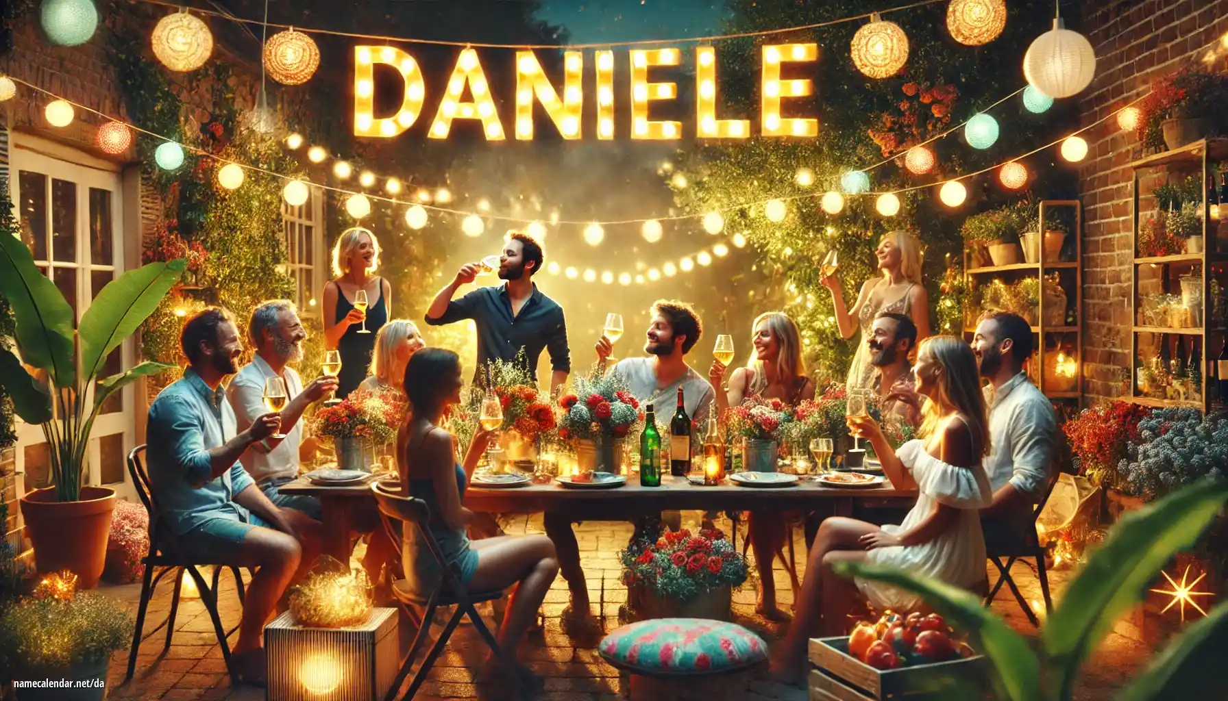 Fejring af navnedag og navn - Daniele