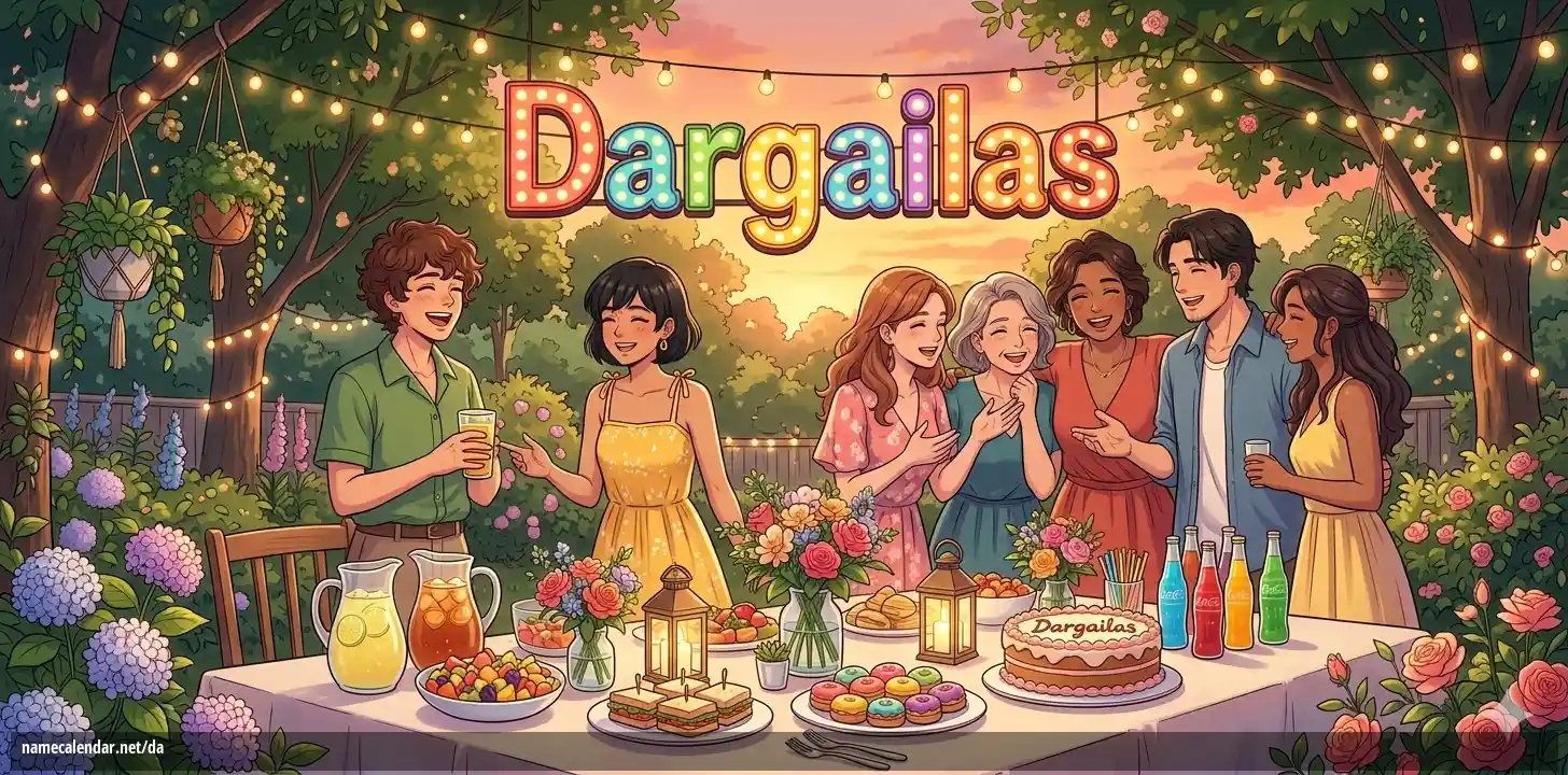 Fejring af navnedag og navn - Dargailas