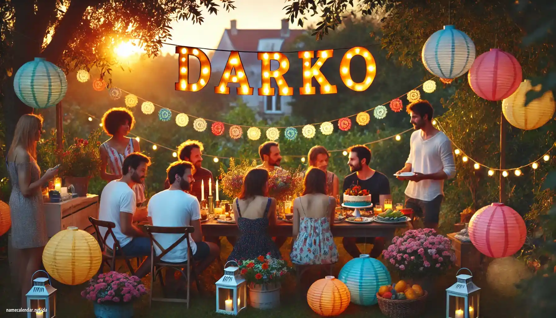 Fejring af navnedag og navn - Darko