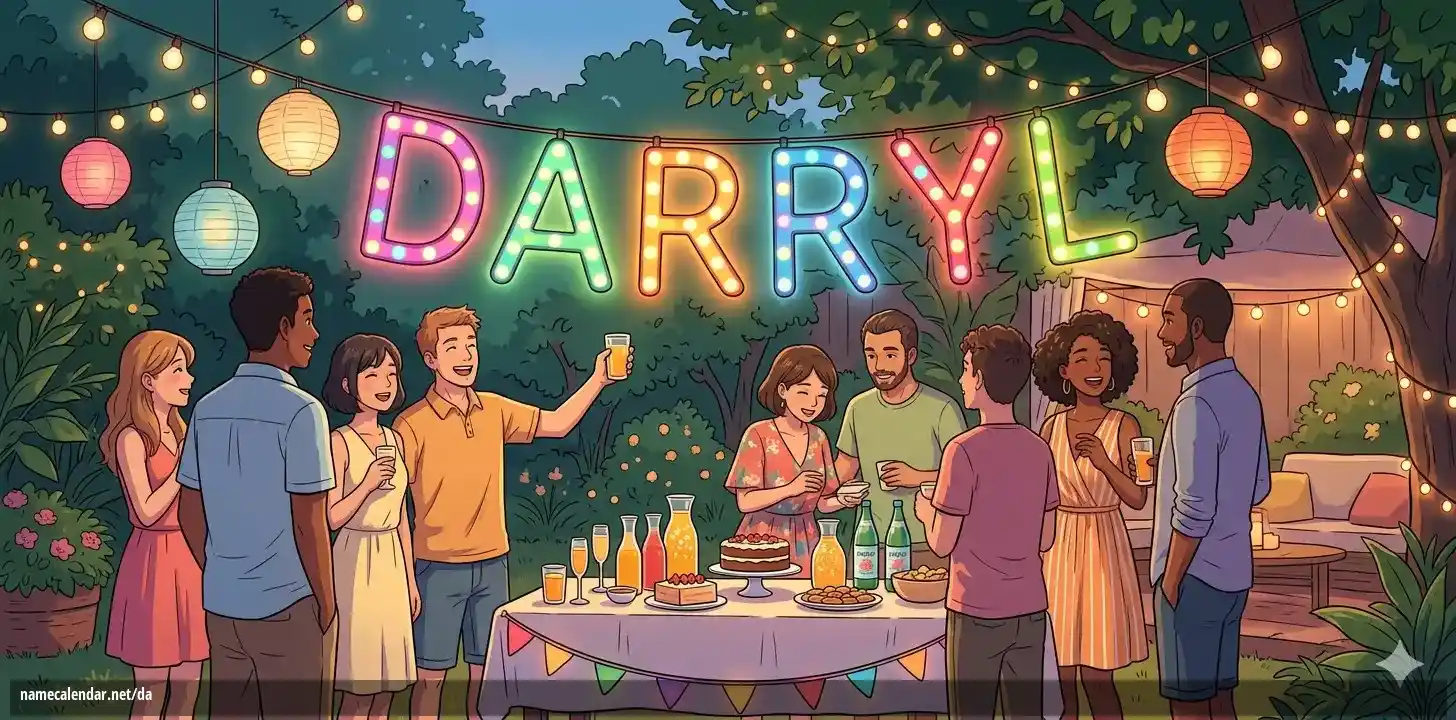 Fejring af navnedag og navn - Darryl