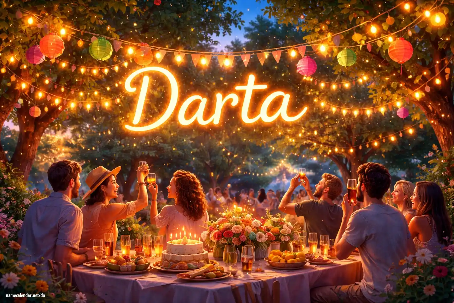 Fejring af navnedag og navn - Darta