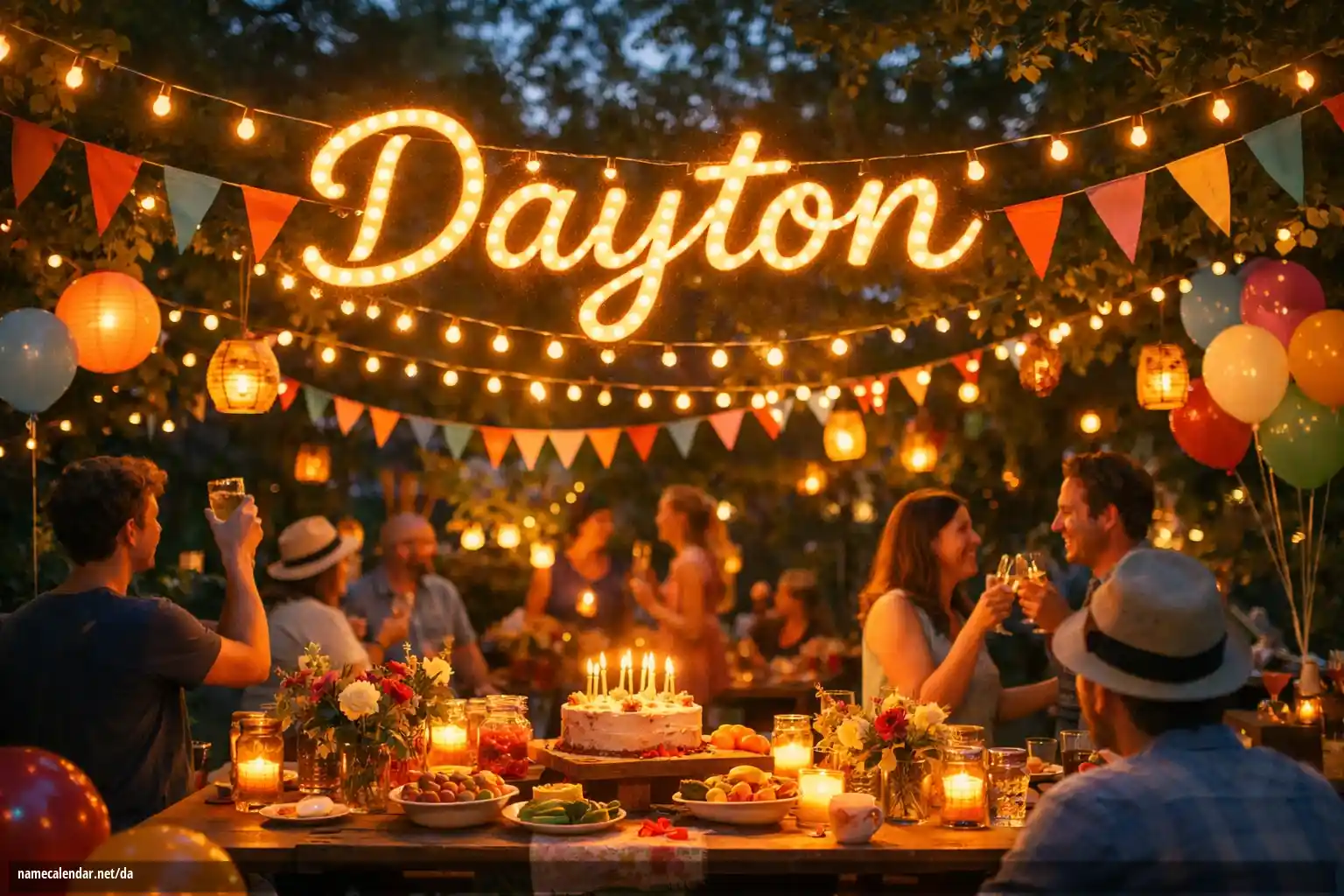 Fejring af navnedag og navn - Dayton