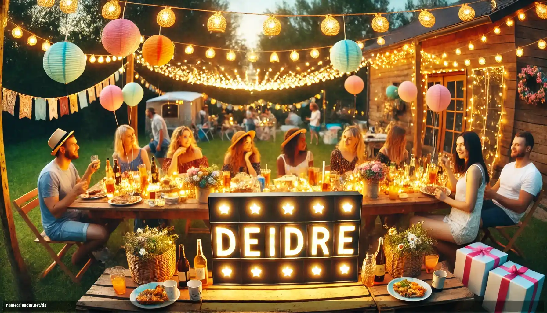 Fejring af navnedag og navn - Deidre