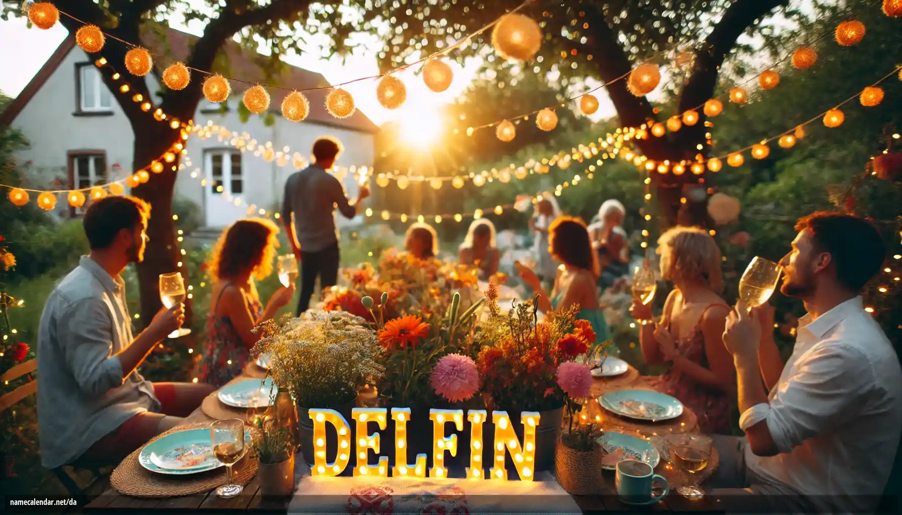 Fejring af navnedag og navn - Delfin