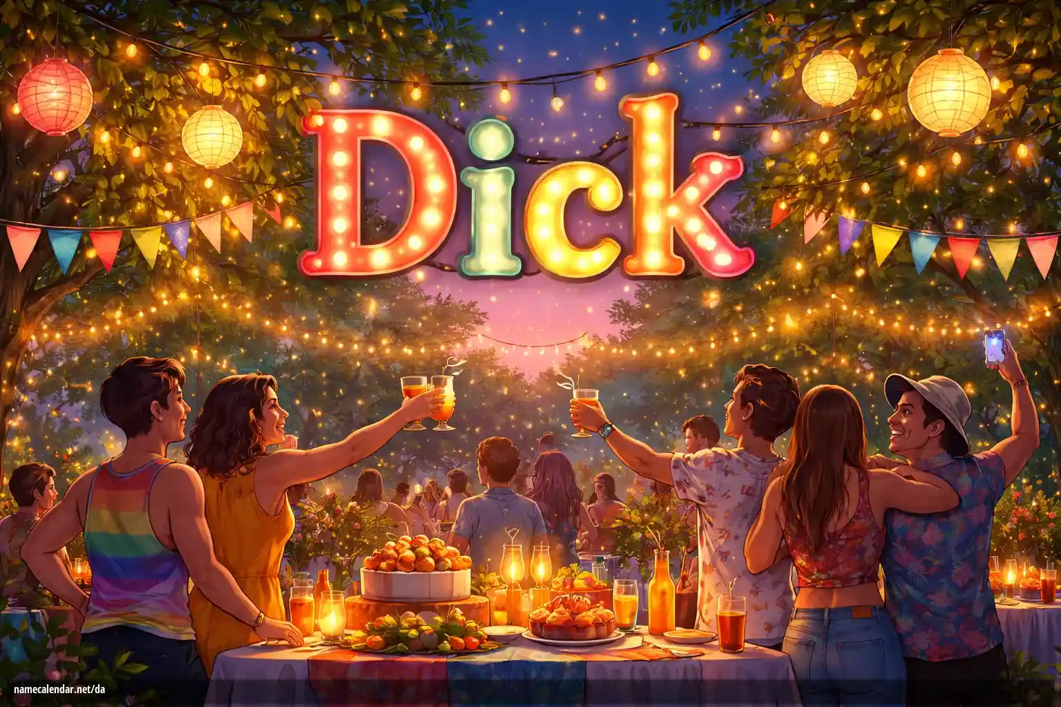 Fejring af navnedag og navn - Dick