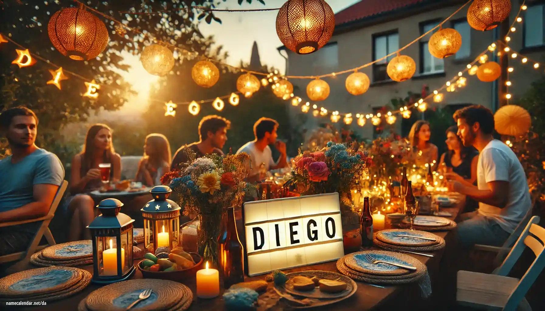 Fejring af navnedag og navn - Diego