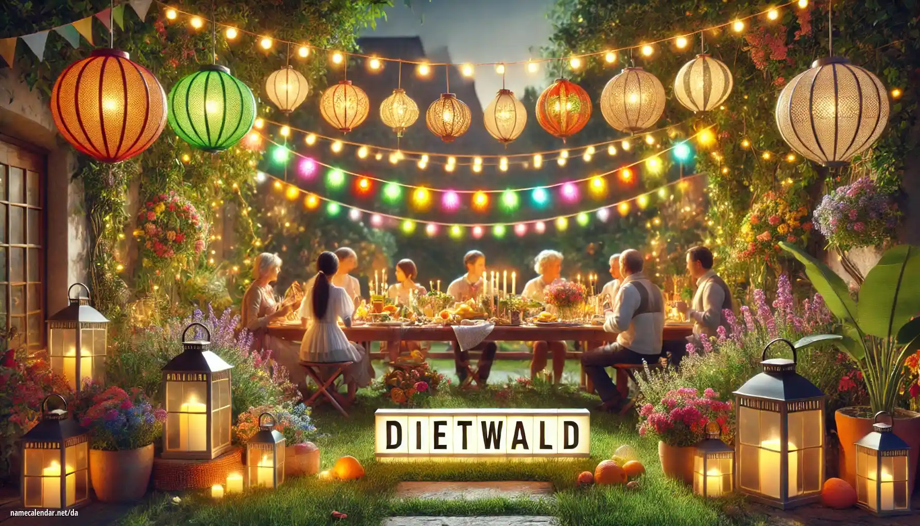 Fejring af navnedag og navn - Dietwald