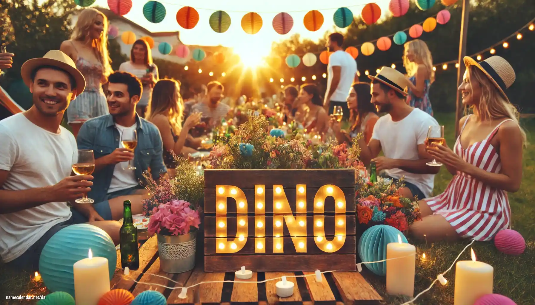 Fejring af navnedag og navn - Dino