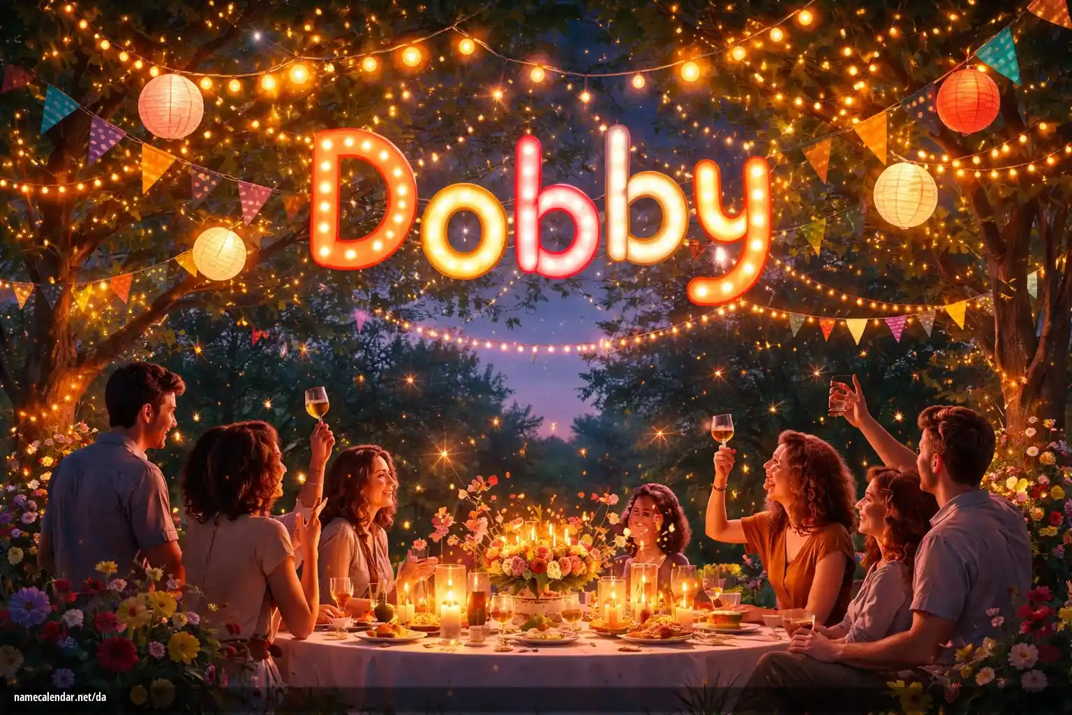 Fejring af navnedag og navn - Dobby