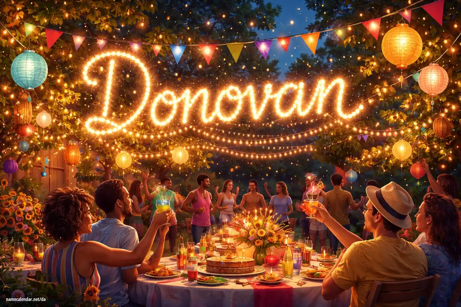 Fejring af navnedag og navn - Donovan
