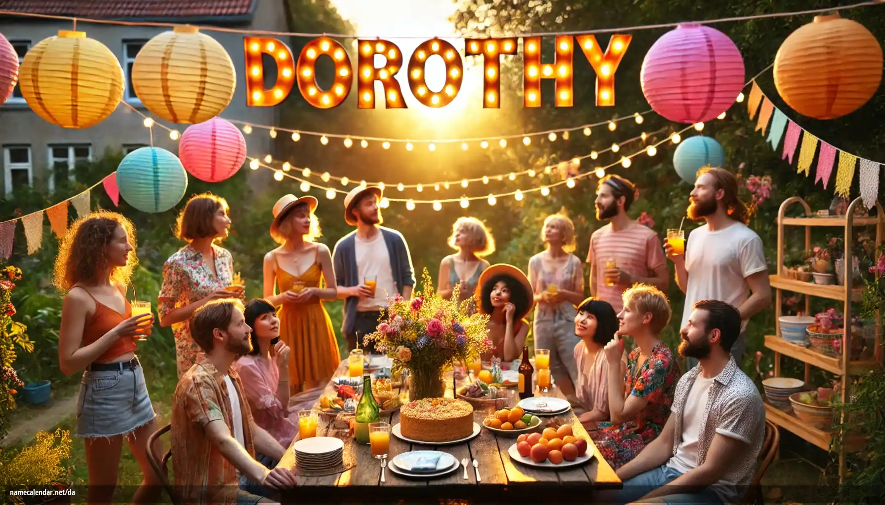 Fejring af navnedag og navn - Dorothy