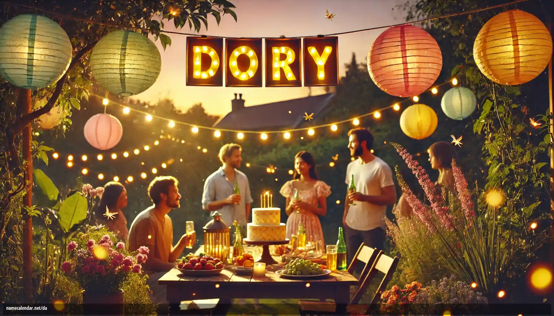 Fejring af navnedag og navn - Dory