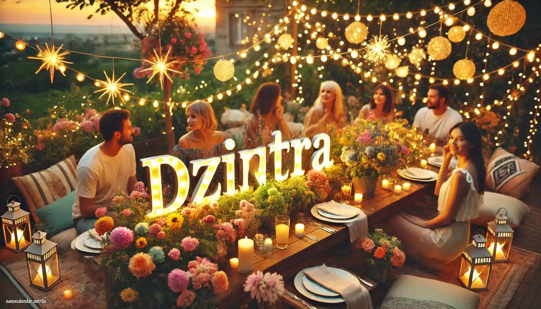 Fejring af navnedag og navn - Dzintra