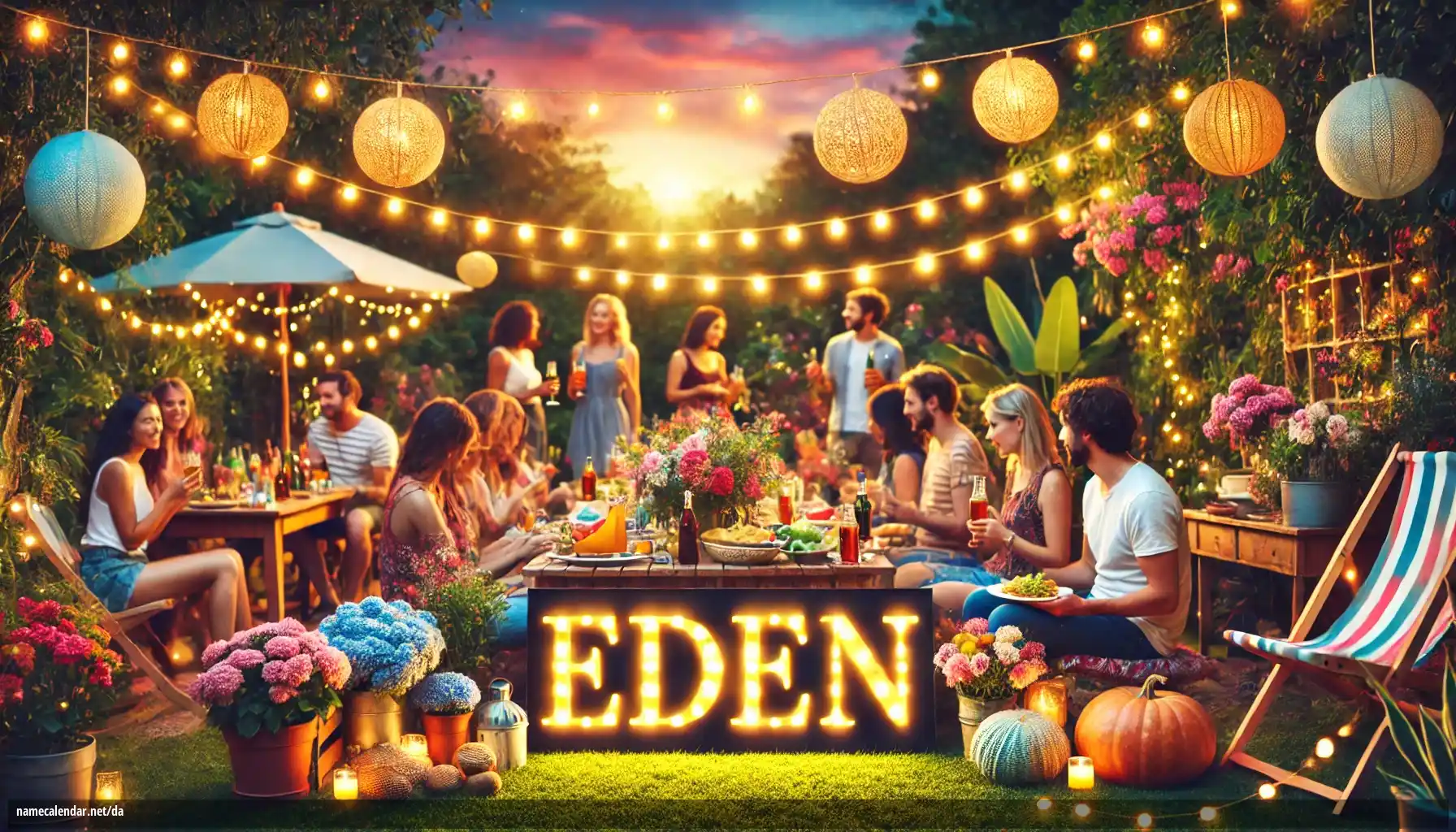 Fejring af navnedag og navn - Eden