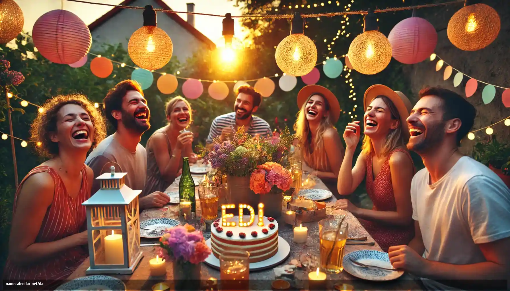 Fejring af navnedag og navn - Edi