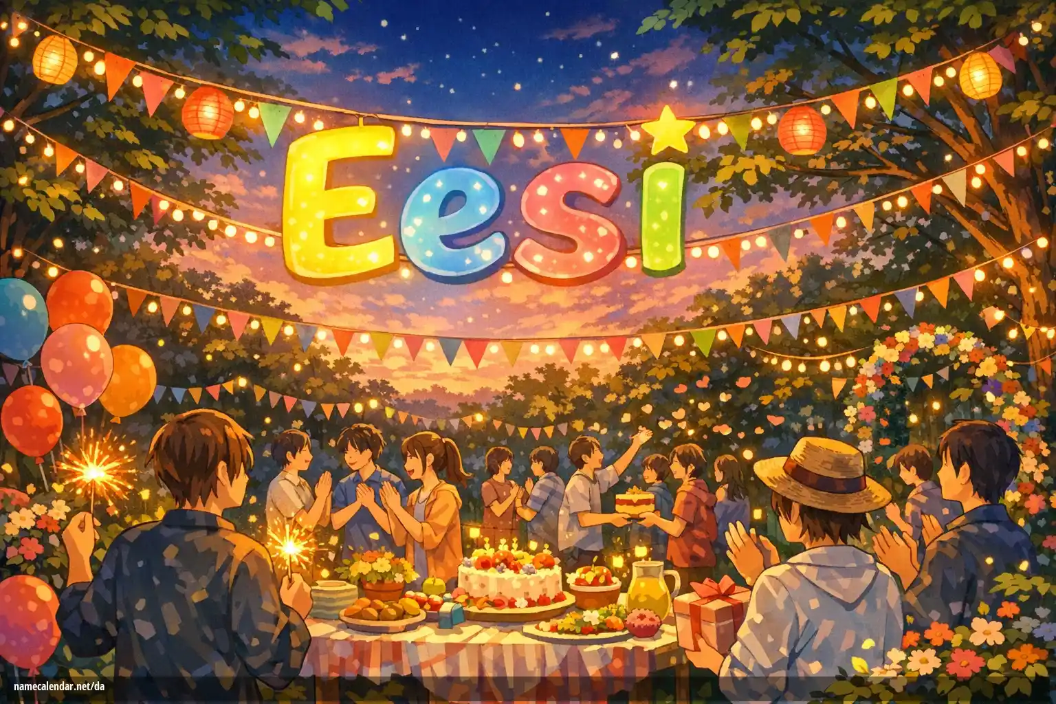 Fejring af navnedag og navn - Eesi