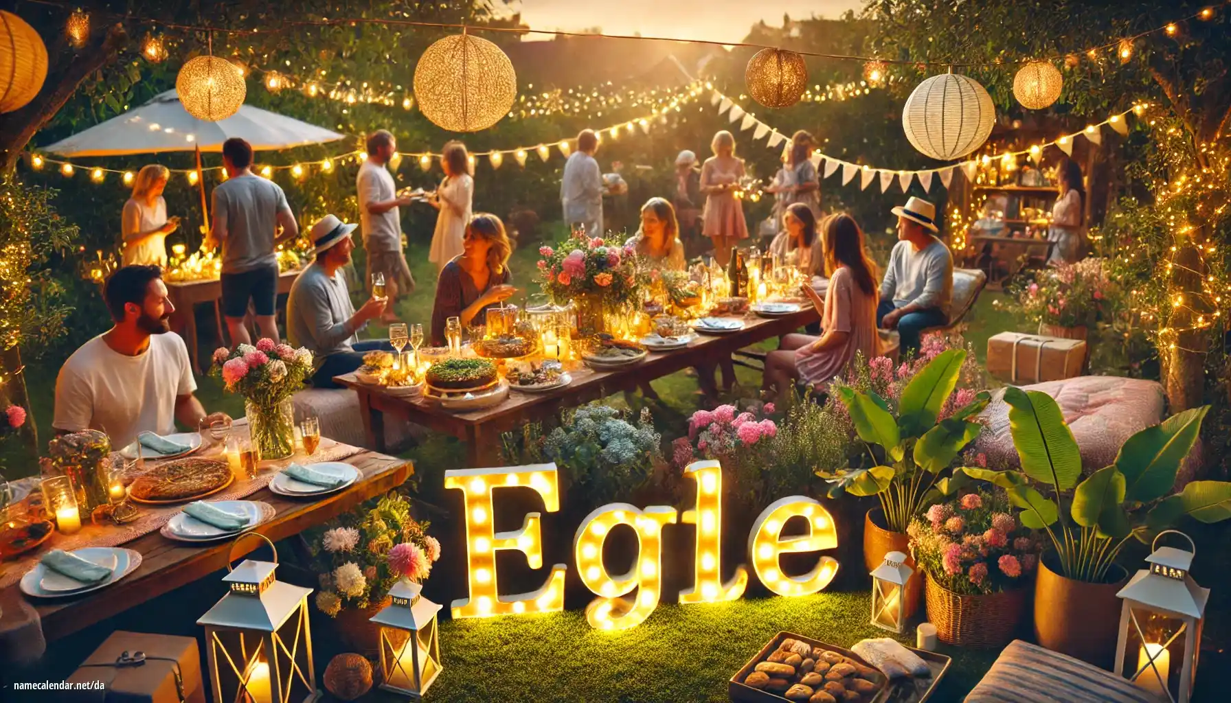 Fejring af navnedag og navn - Egle