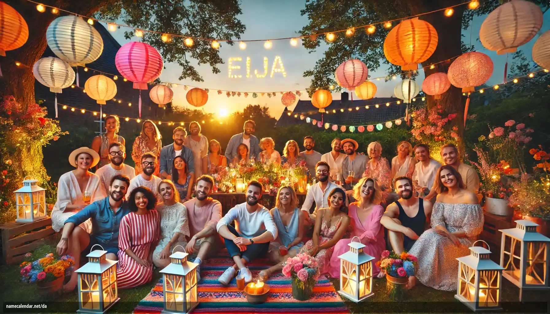 Fejring af navnedag og navn - Eija