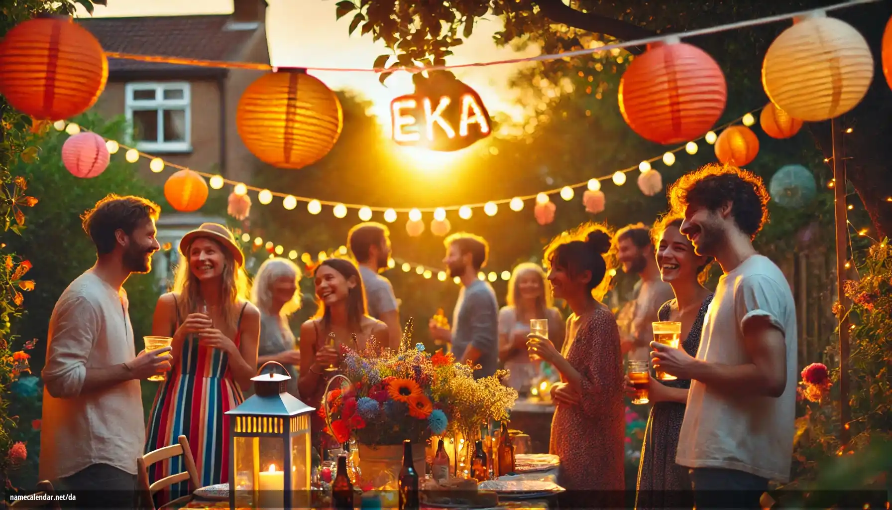 Fejring af navnedag og navn - Eka