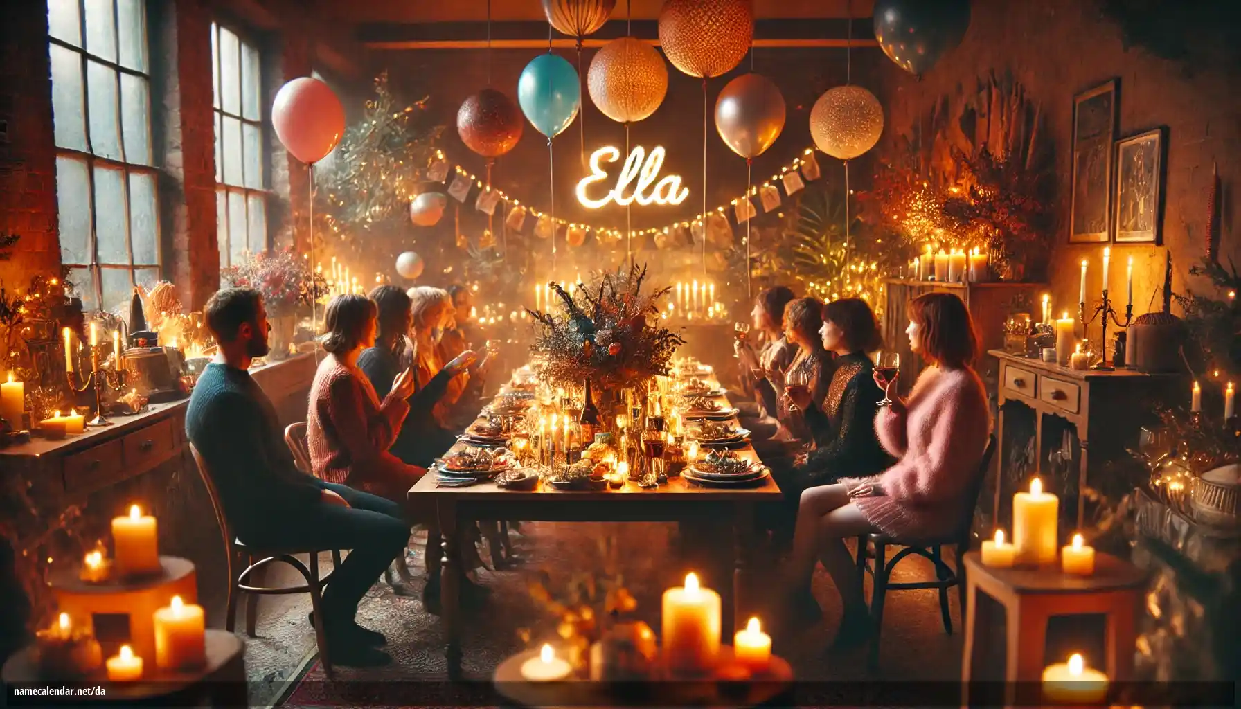 Fejring af navnedag og navn - Ella