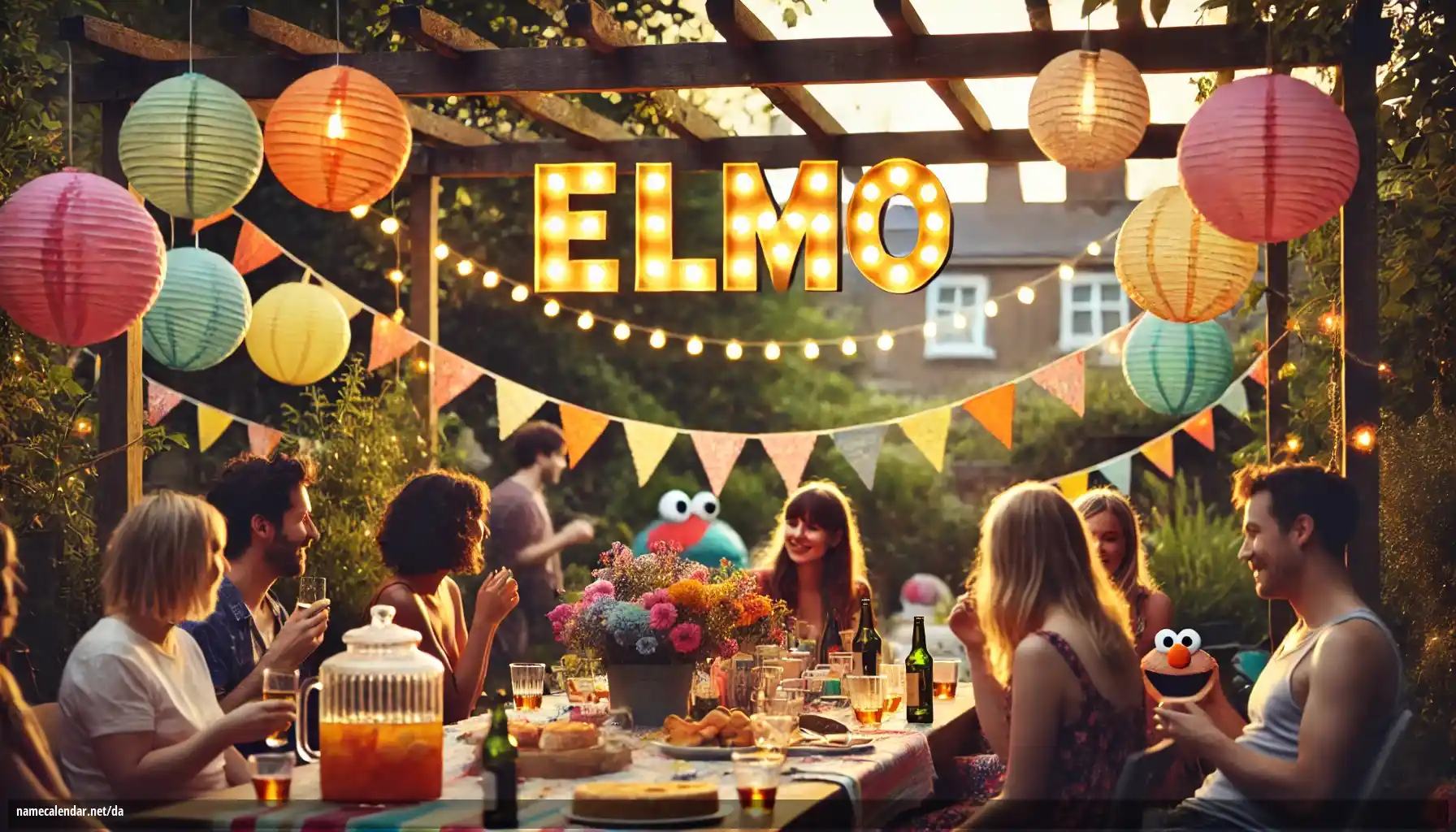Fejring af navnedag og navn - Elmo