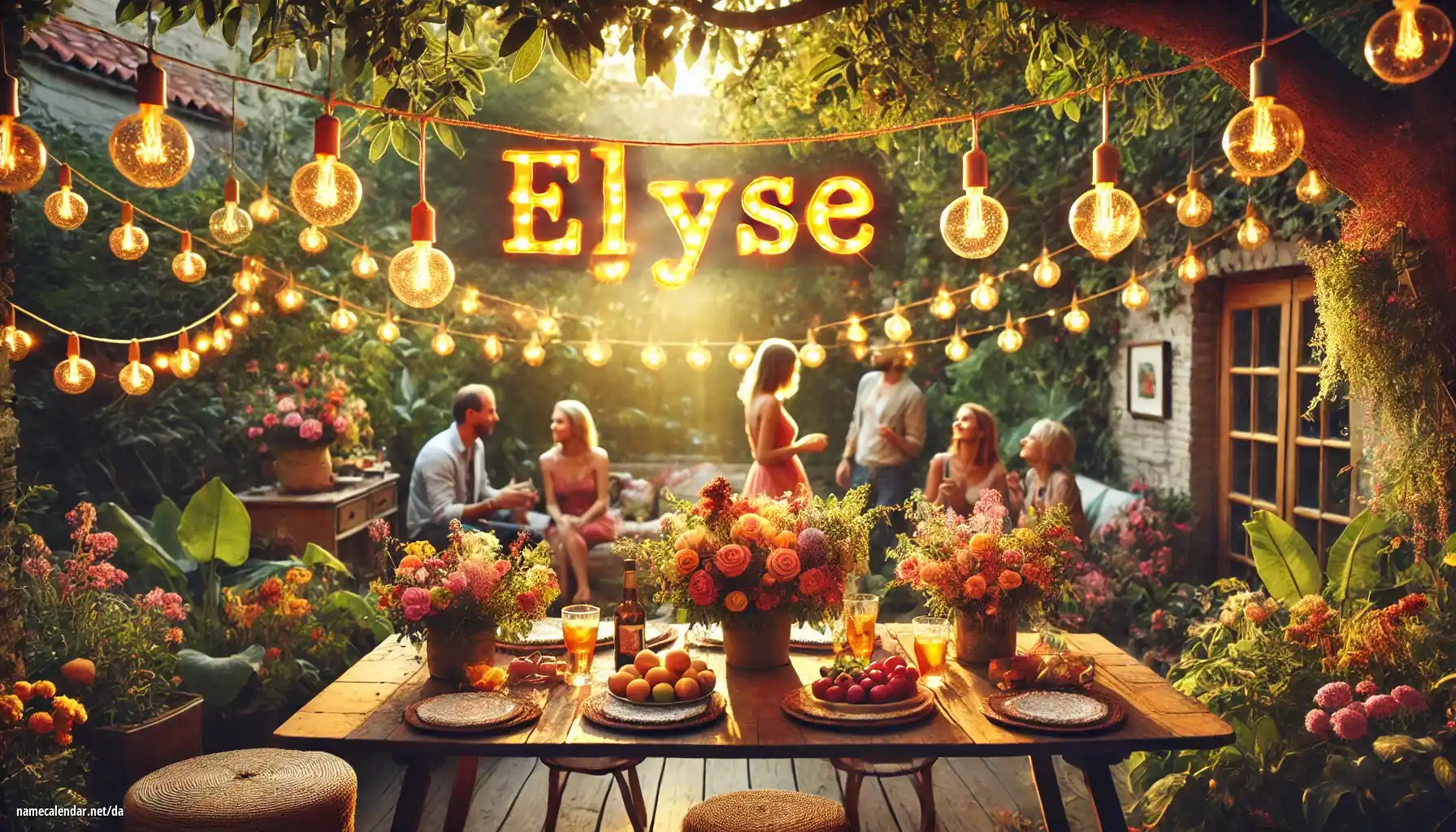 Fejring af navnedag og navn - Elyse