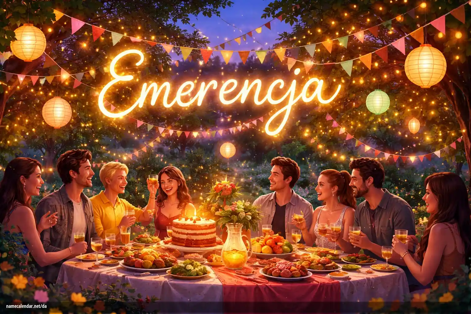 Fejring af navnedag og navn - Emerencja