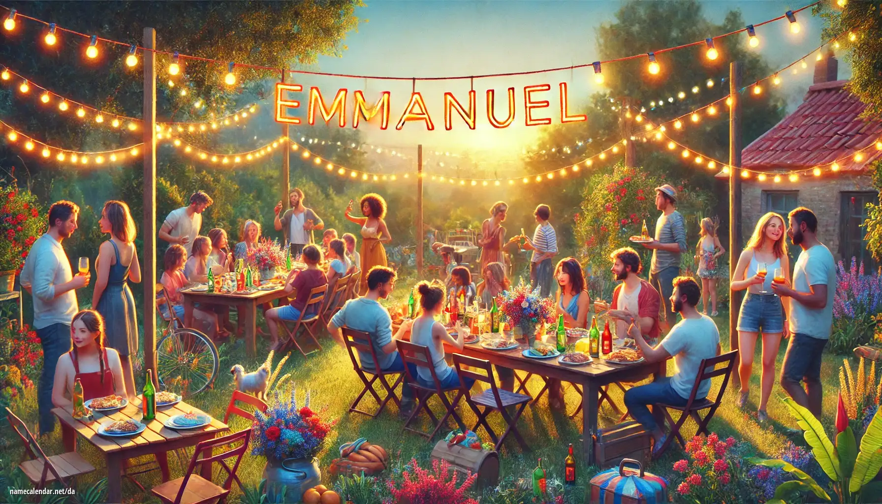 Fejring af navnedag og navn - Emmanuel