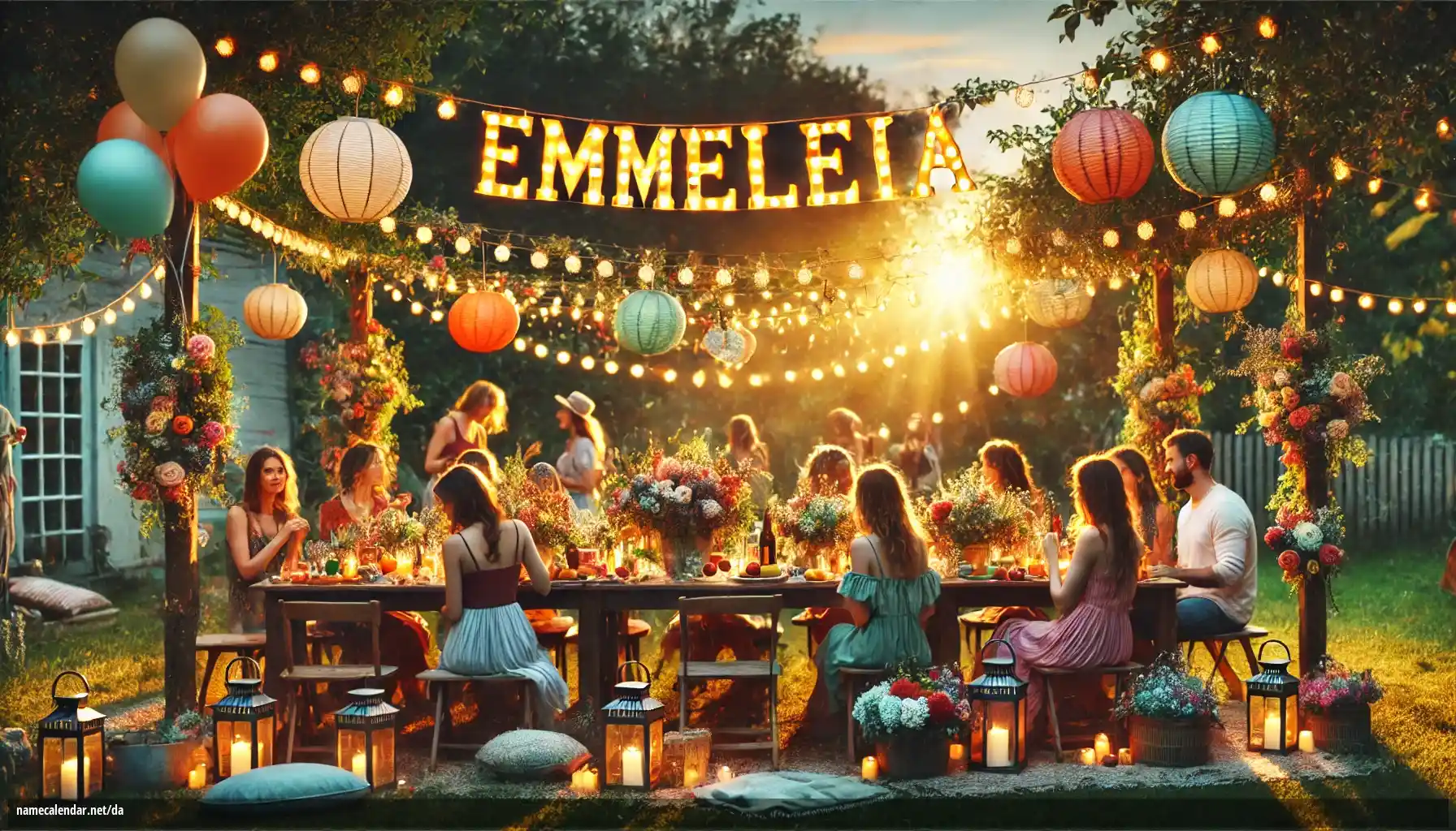 Fejring af navnedag og navn - Emmeleia