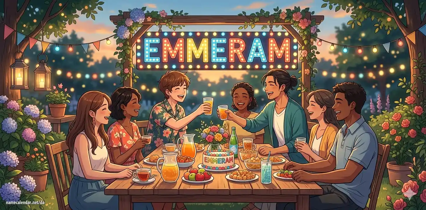 Fejring af navnedag og navn - Emmeram