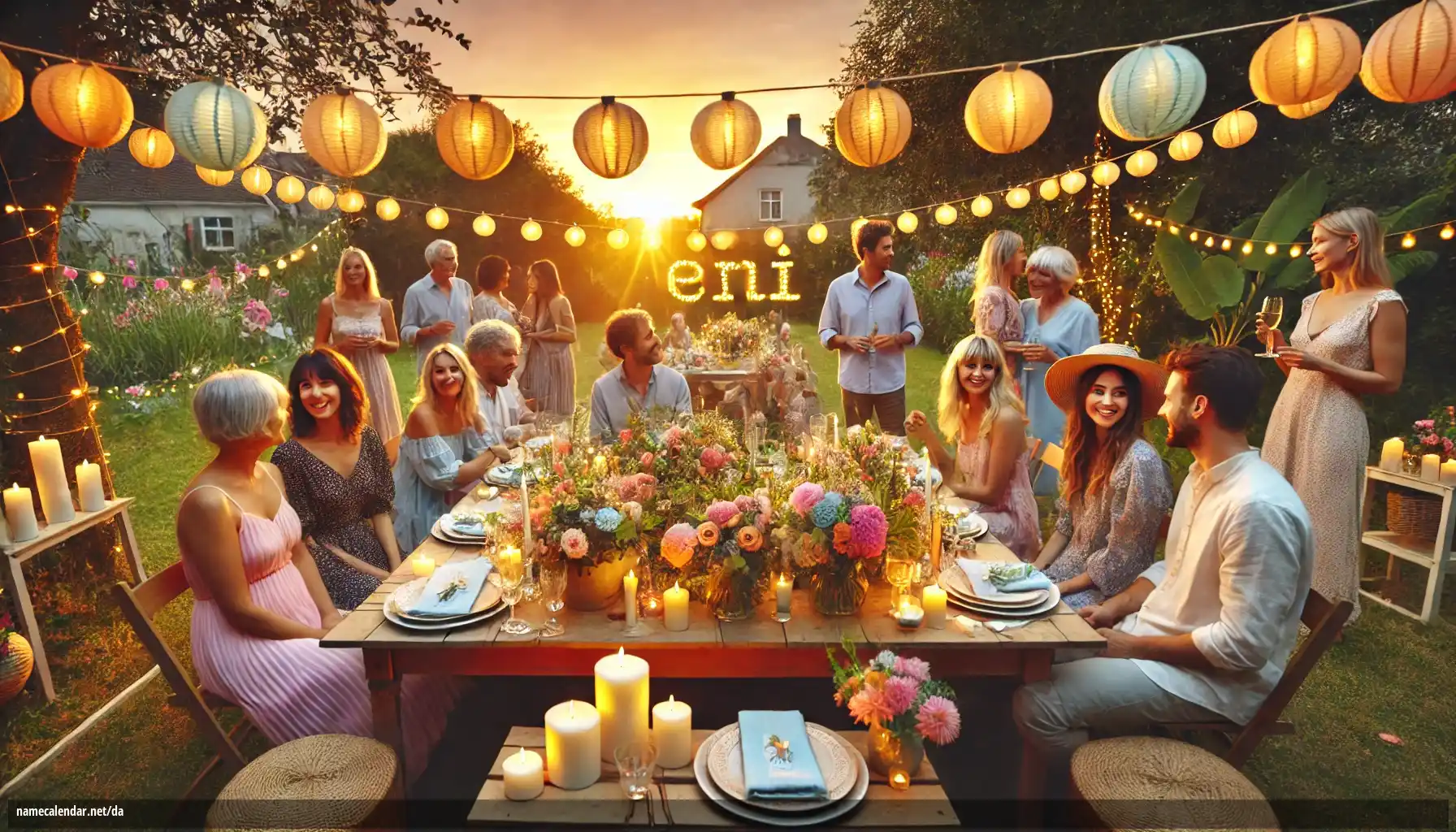 Fejring af navnedag og navn - Eni