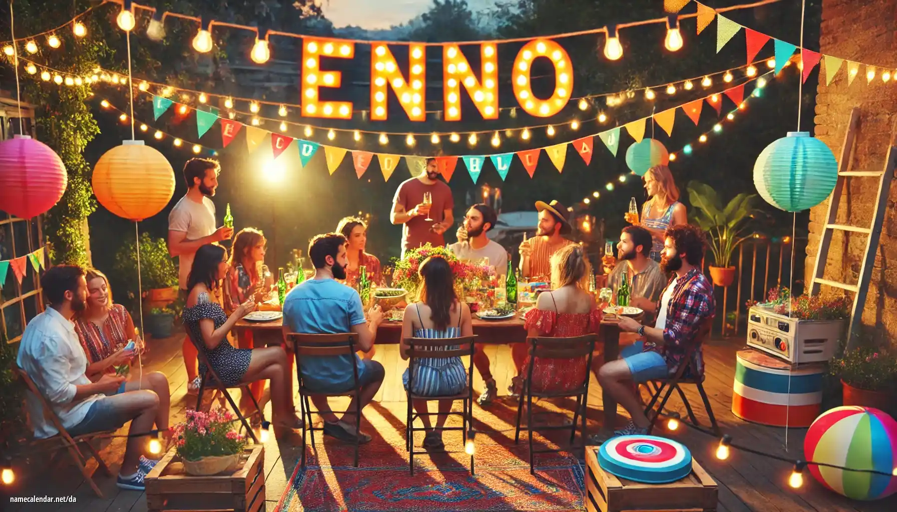 Fejring af navnedag og navn - Enno