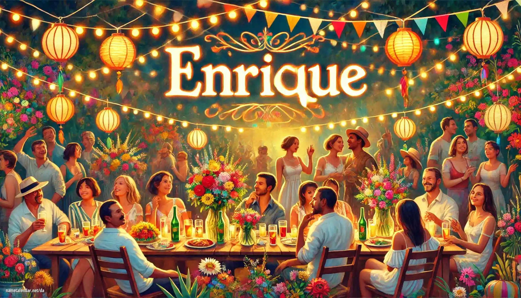 Fejring af navnedag og navn - Enrique