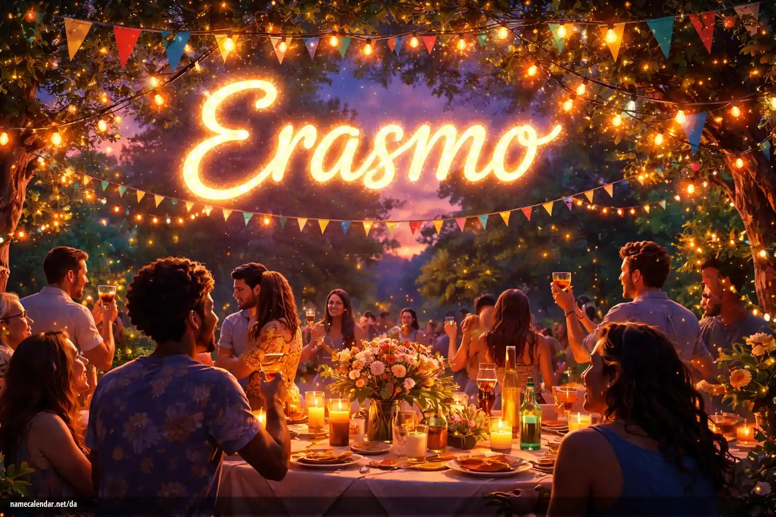 Fejring af navnedag og navn - Erasmo