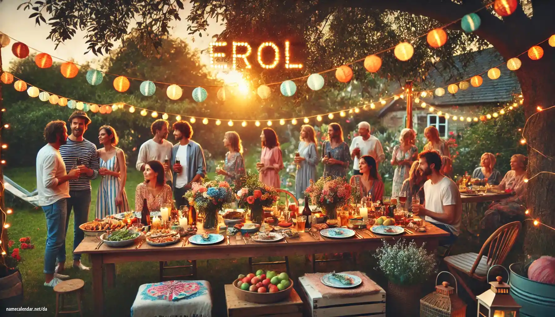 Fejring af navnedag og navn - Erol