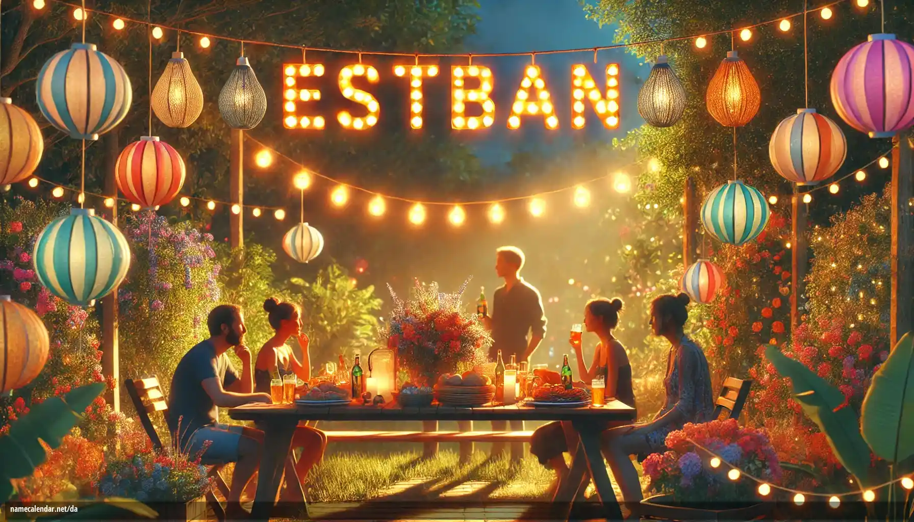 Fejring af navnedag og navn - Esteban