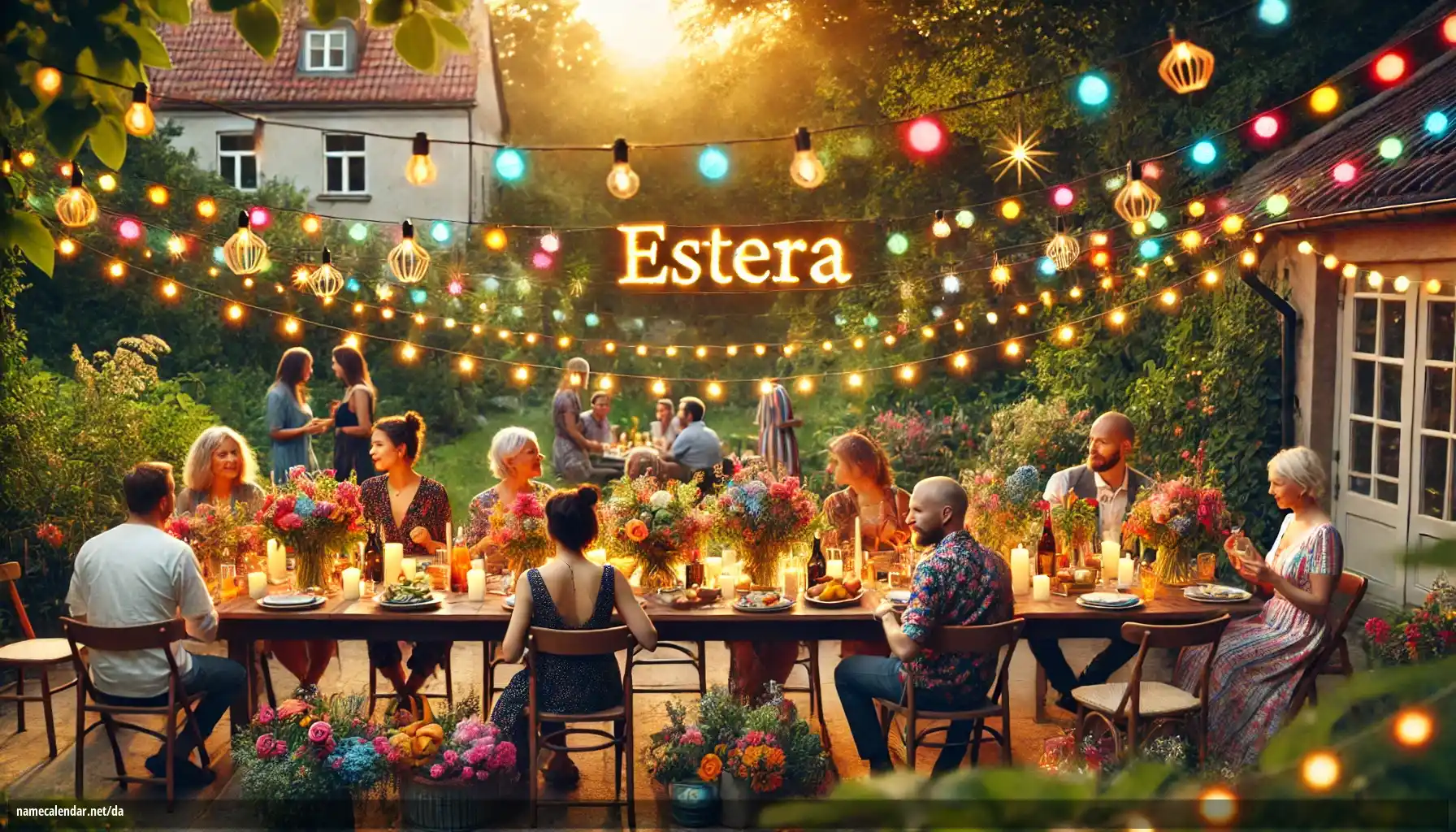 Fejring af navnedag og navn - Estera