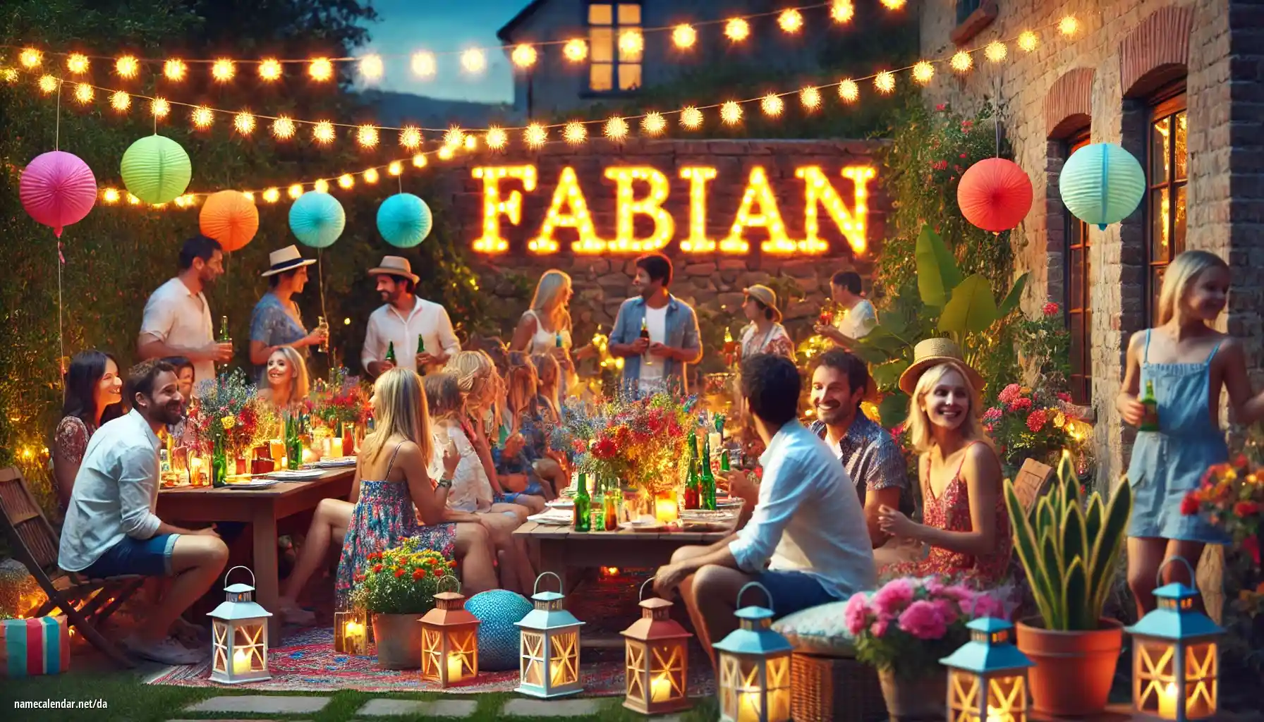 Fejring af navnedag og navn - Fabián