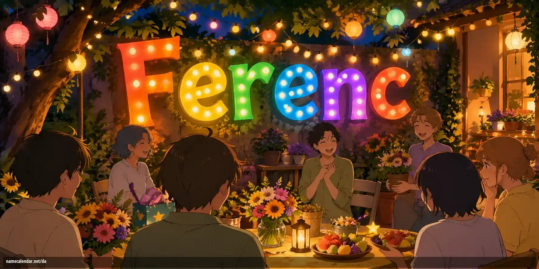 Fejring af navnedag og navn - Ferenc