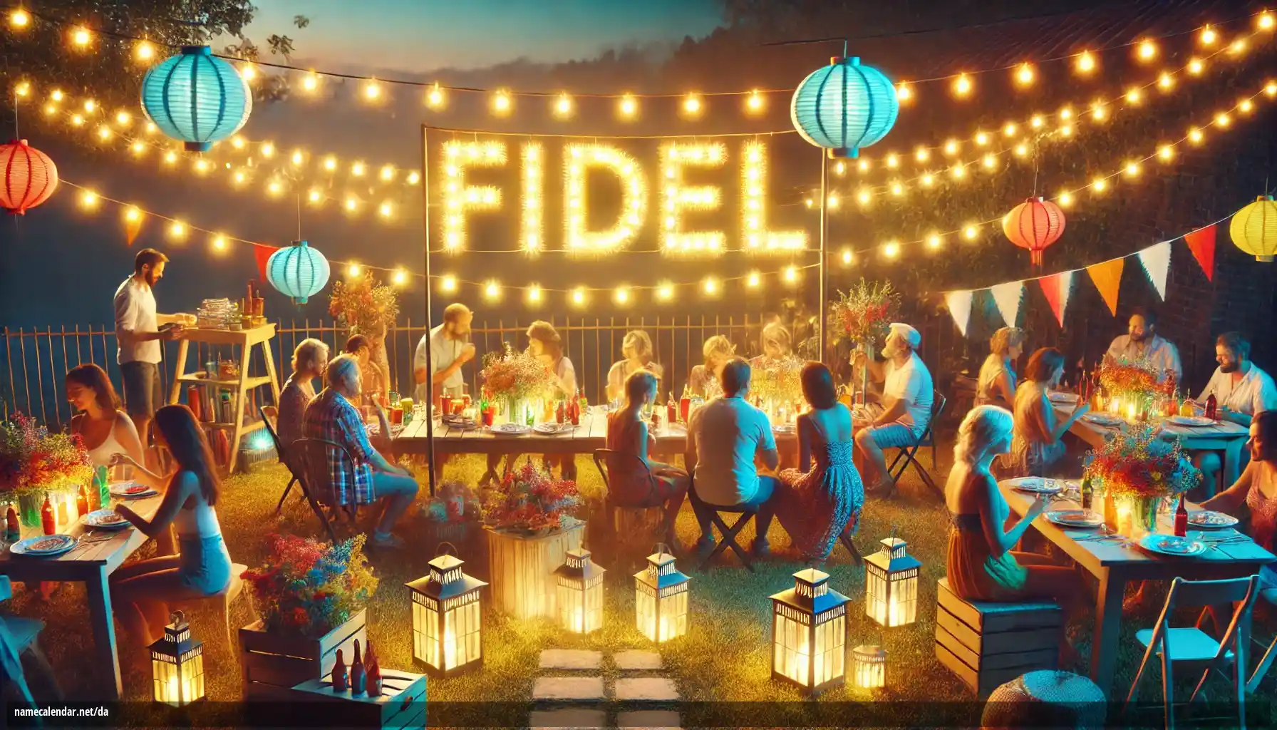 Fejring af navnedag og navn - Fidel