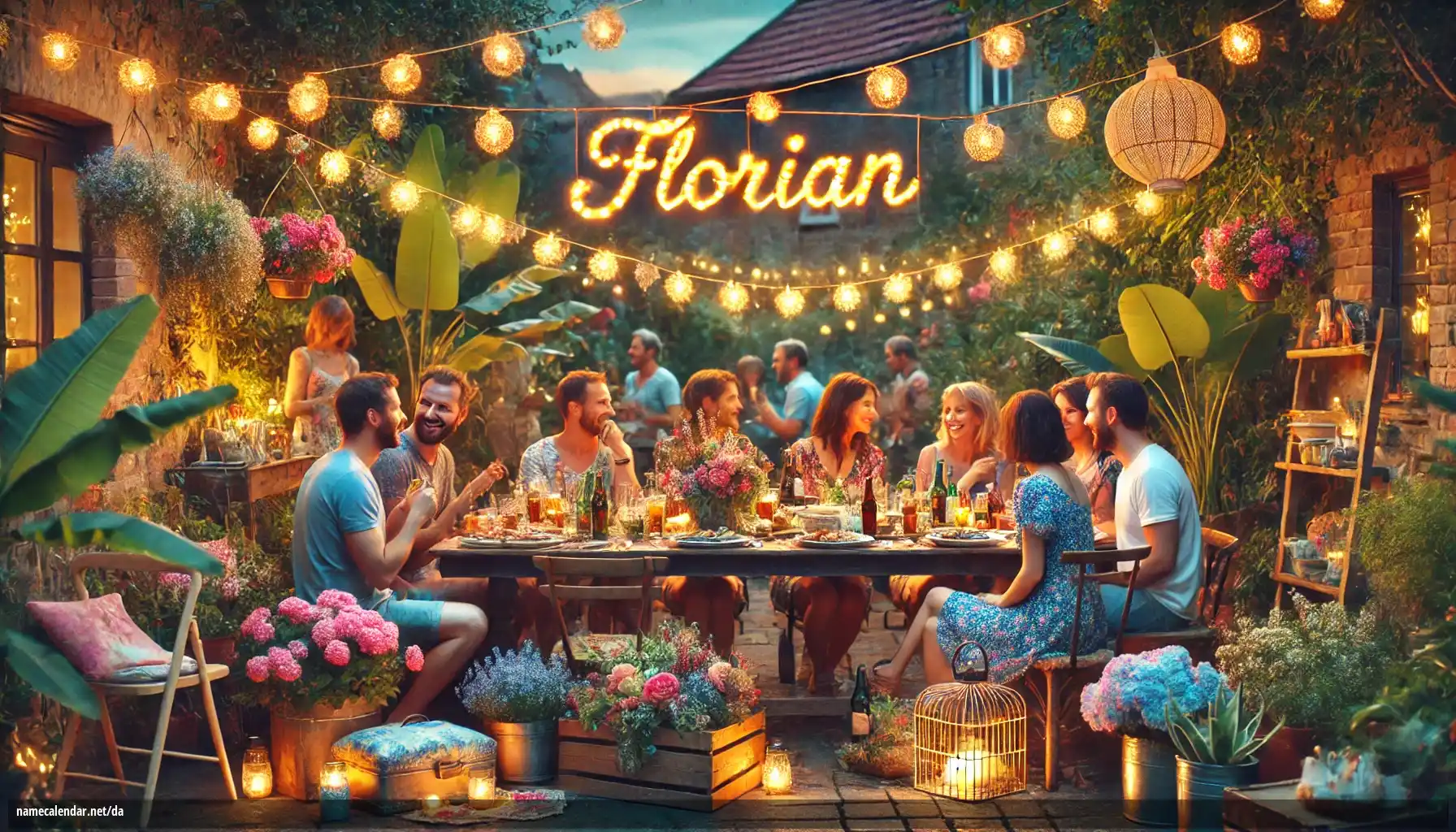 Fejring af navnedag og navn - Flórián