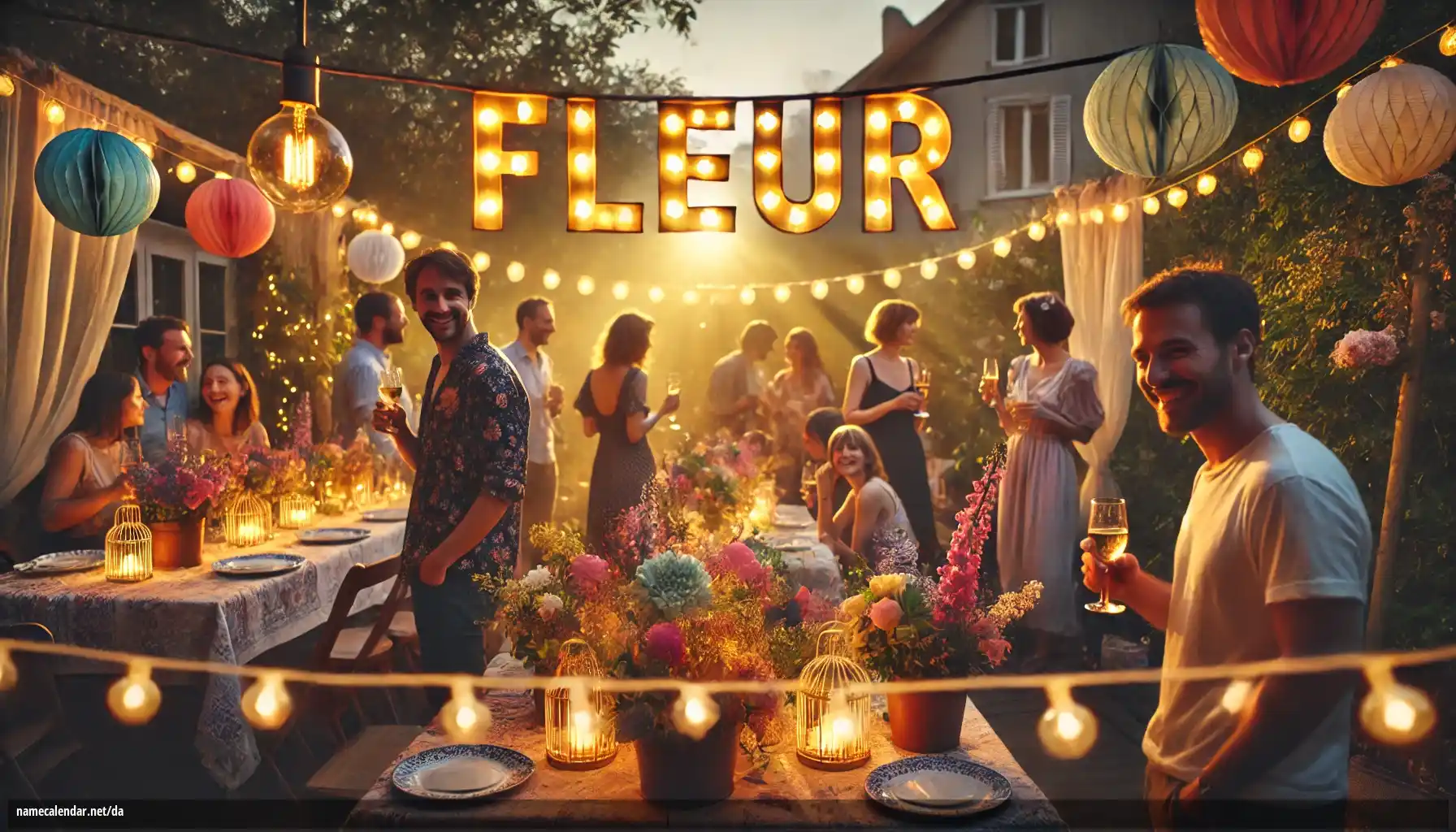 Fejring af navnedag og navn - Fleur