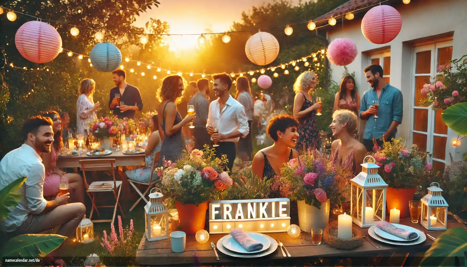 Fejring af navnedag og navn - Frankie