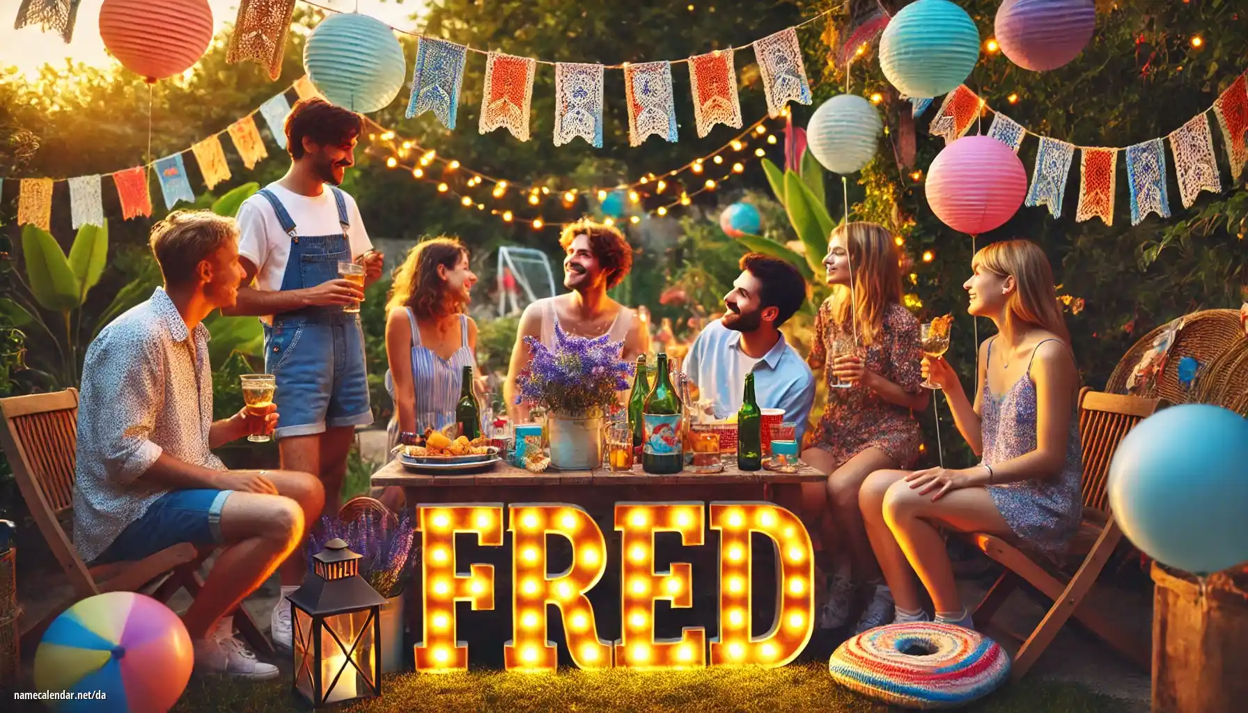 Fejring af navnedag og navn - Fred