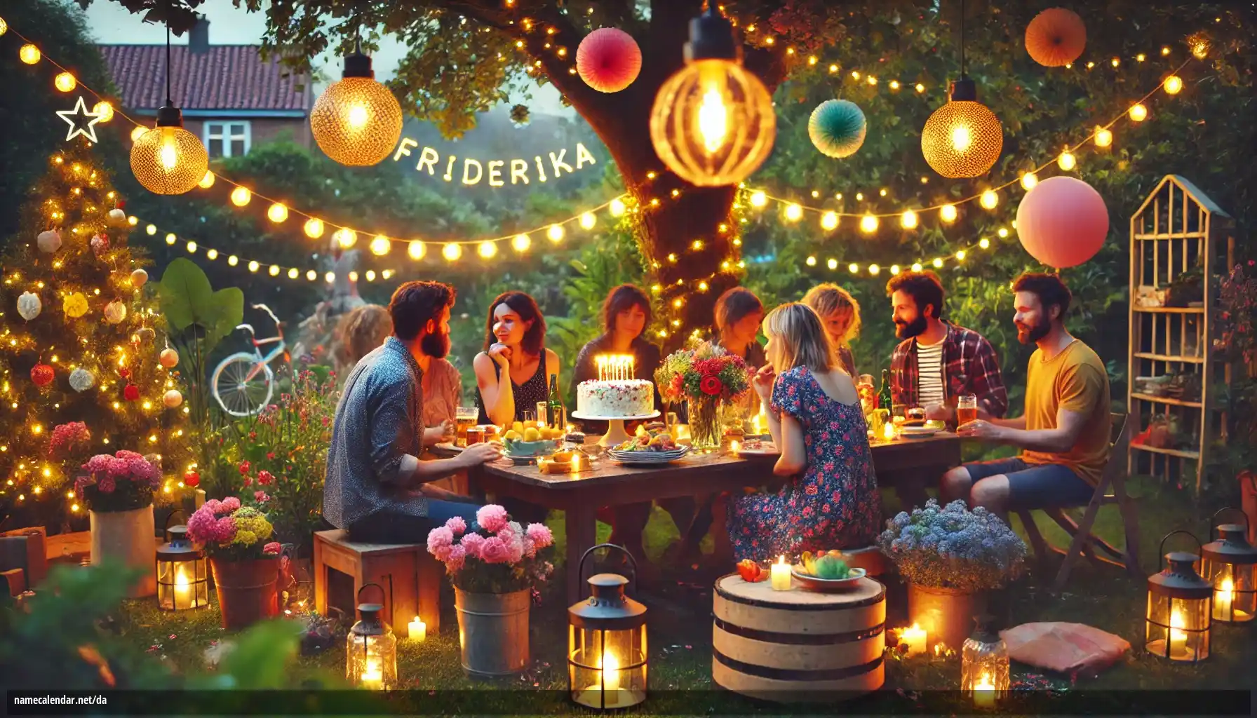 Fejring af navnedag og navn - Friderika