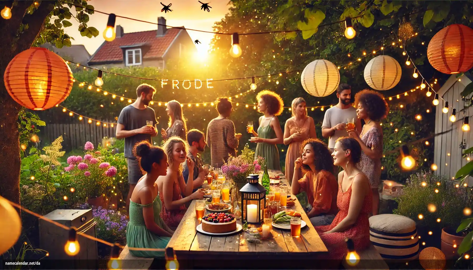 Fejring af navnedag og navn - Frode