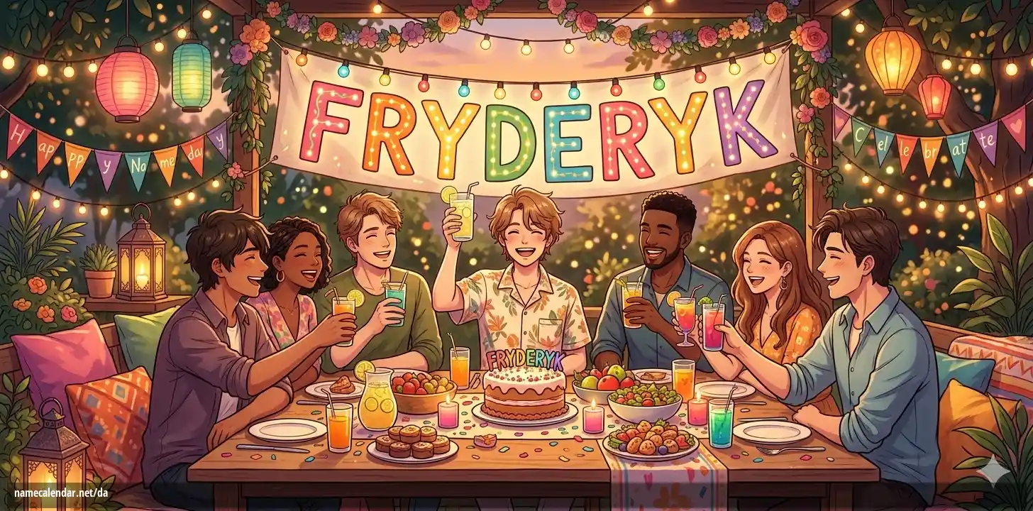 Fejring af navnedag og navn - Fryderyk